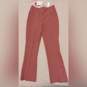 Zara Blush Pink High-Waist Trousers